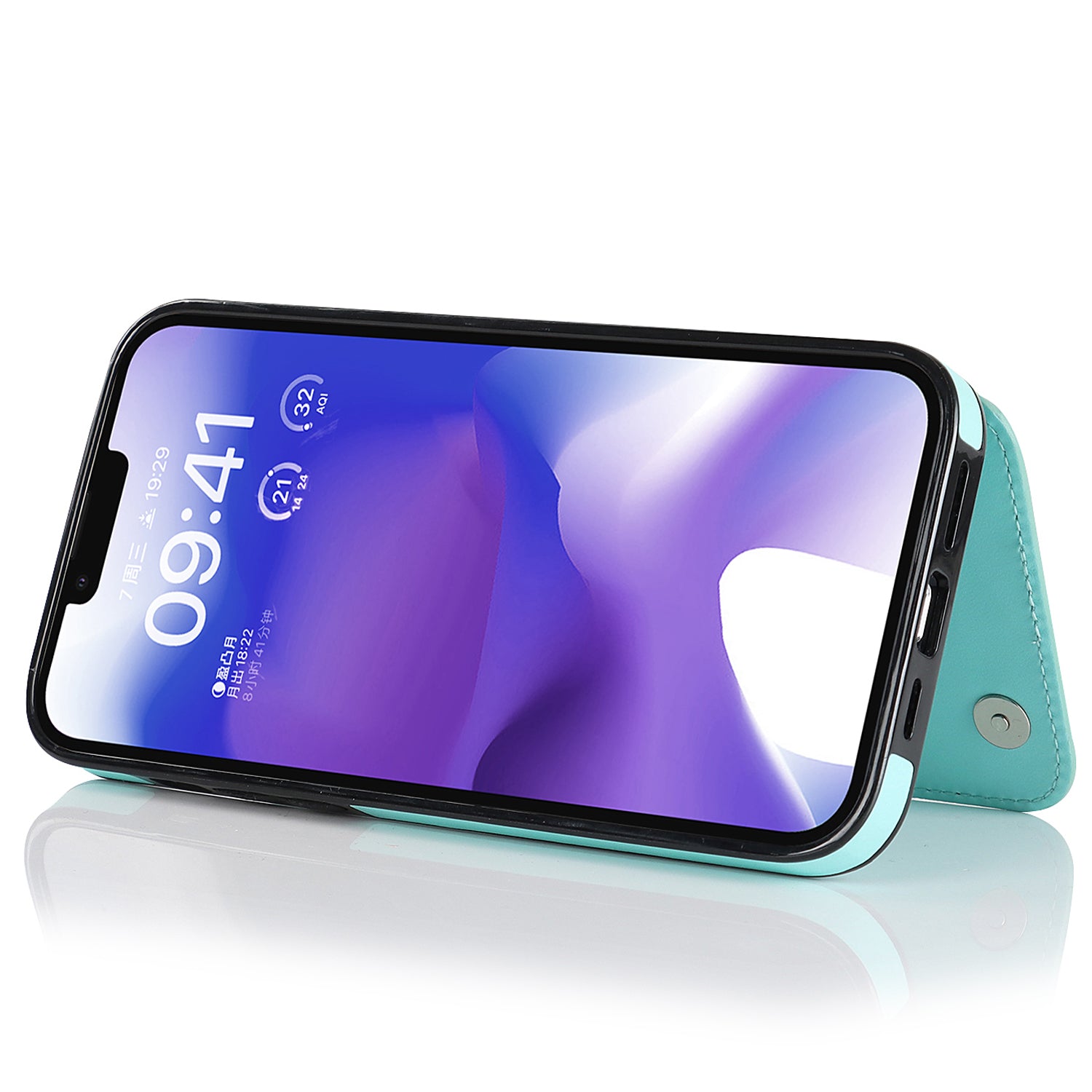 For iPhone 13 Pro Max PU Leather TPU Cellphone Case Magnetic Button Kickstand Card Holder Phone Cover For iPhone 13 Pro Max PU Leather TPU Cellphone Case Magnetic Button Kickstand Card Holder Phone Cover
